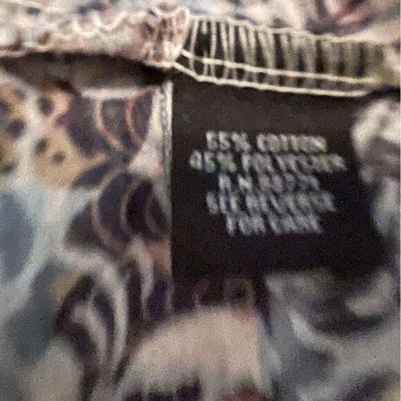 Unique and Colorful Boho Open Front Cardigan, Size Large - Picture 7 of 8